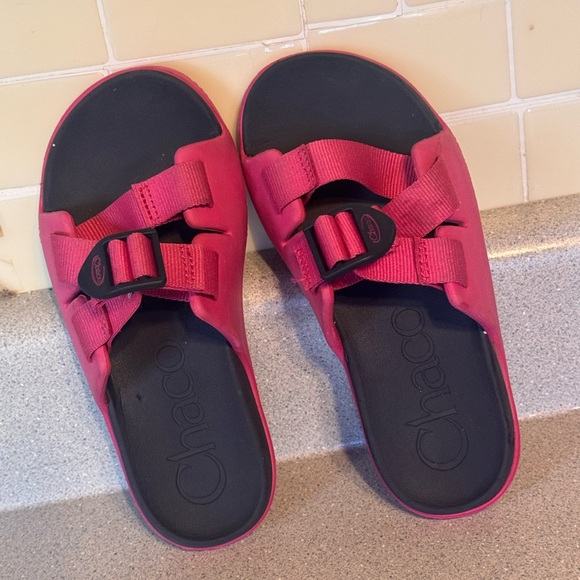 Chaco sandals Slide "Pink" Little girl size 1 - Picture 8 of 9